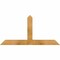 Ekena Millwork Portland Rough Sawn Timber Gable Bracket, Western Red Cedar, 48"W x 24"H x 4"D x 4"F, 12/12 Pitch GBW048X24X0404POR00RWR - alternate 1